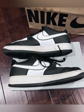 Nike Air Force 1 AF1 Low Black and White Men’s Sneakers Athletic Shoes